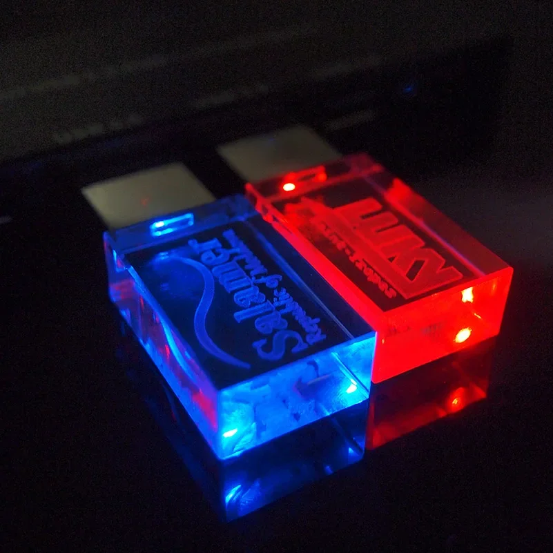 ضوء LED ملون بايونير DJ Premium 3.0 PenDrive 64GB عالي السرعة للكتابة 16GB ذاكرة عصا 8GB 4GB شعار مجاني محرك فلاش USB