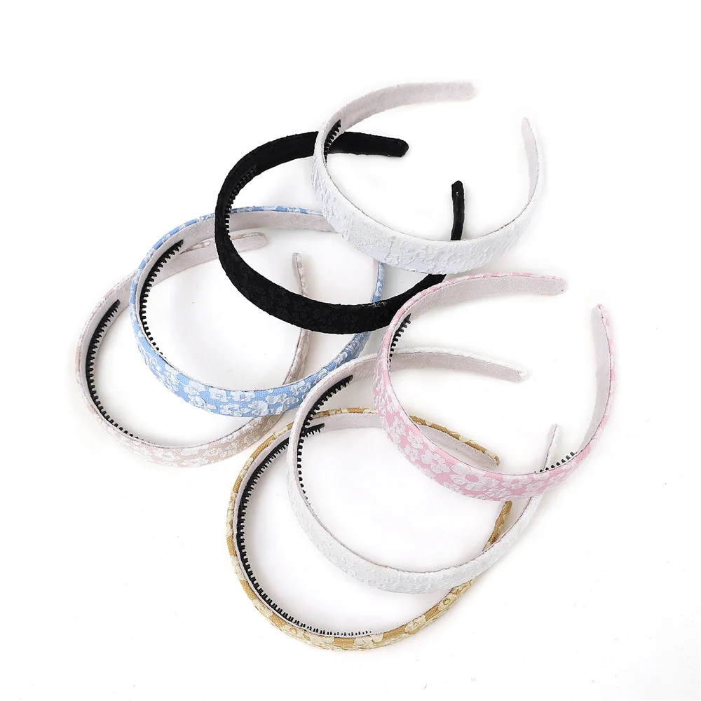 25-3 3D Floral Lace Hairband Baby Headband Hair Clip Cute Toddler Hair Accessories Girls Hairband for Parties And Weddings