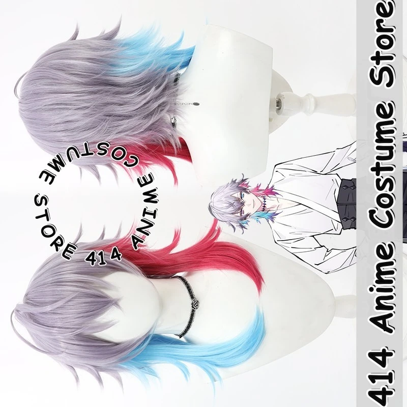 

Game & Anime Gavis Bettel Cosplay Wig Hololive EN VTuber Heat-Resistant Fiber Synthetic Hair