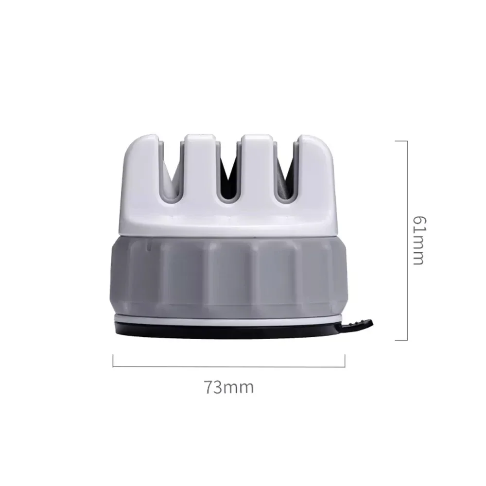 Huohou Mini Knife Sharpener Fixable Sharpen Stone One-handed Sharpening Tool Super Suction Kitchen Kitchen Knives Accessories