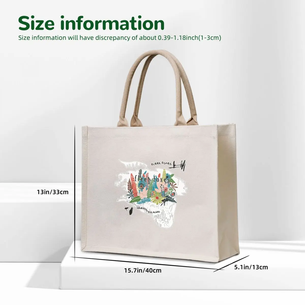 Gambar Hutan Tote Bag large tote bag Canvas Candy bags ecological bags
