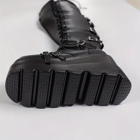 10 best sales महिलाओं के गॉथ बूट - №3