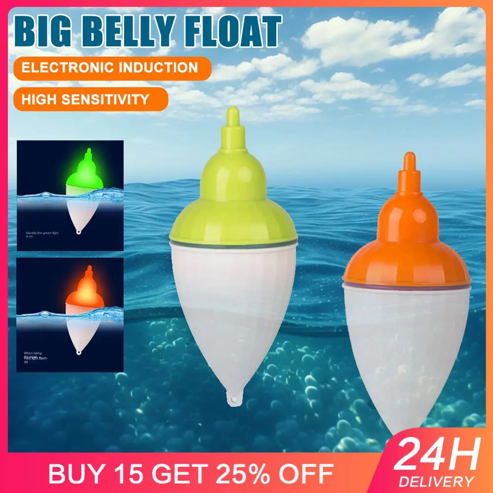 Electron EVA Luminous Fishing Night Float Light Stick Foam Plastic Bobber Sea Fishing Floats 40/50g Built-in Battery Set