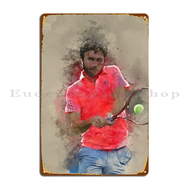 Gilles Simon Metal Sign Pub Club Wall Plaque Design Living Room Tin Sign Poster