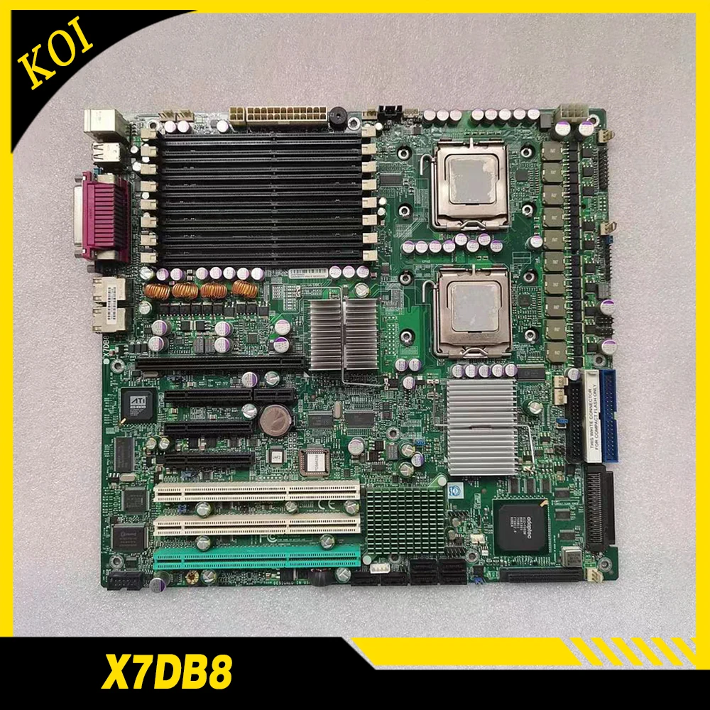 Dual server motherboard LGA 771 to Xeon E54 series X7DB8