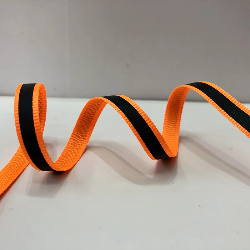 10Yards Fluorescent Webbing Reflective Strips Luminous Rope Colorful Ribbon DIY Sewing Clothing Pants Material Accessories