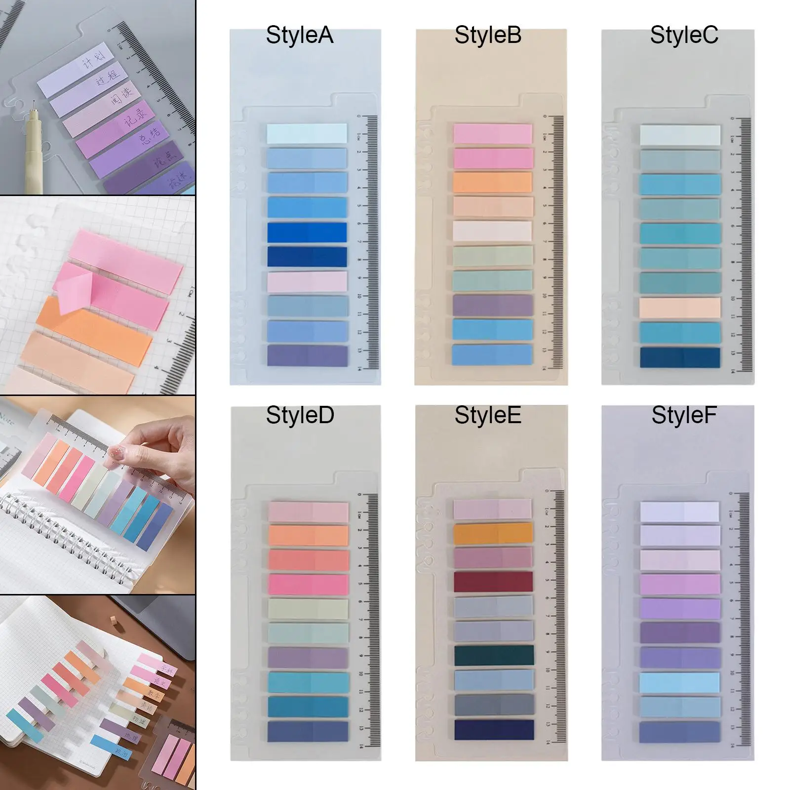 Index Tabs with Ruler Annotation Tabs Page Markers Book Markers for School