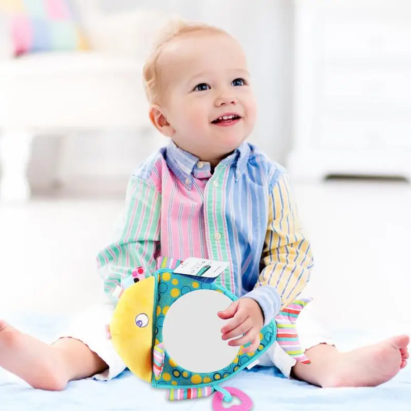 Jouet de siège d'auto incassable pour bébé avec miroir, miroir de siège de voiture de sécurité mignon, facile à installer, jouets de miroir pour bébé face à l'arrière