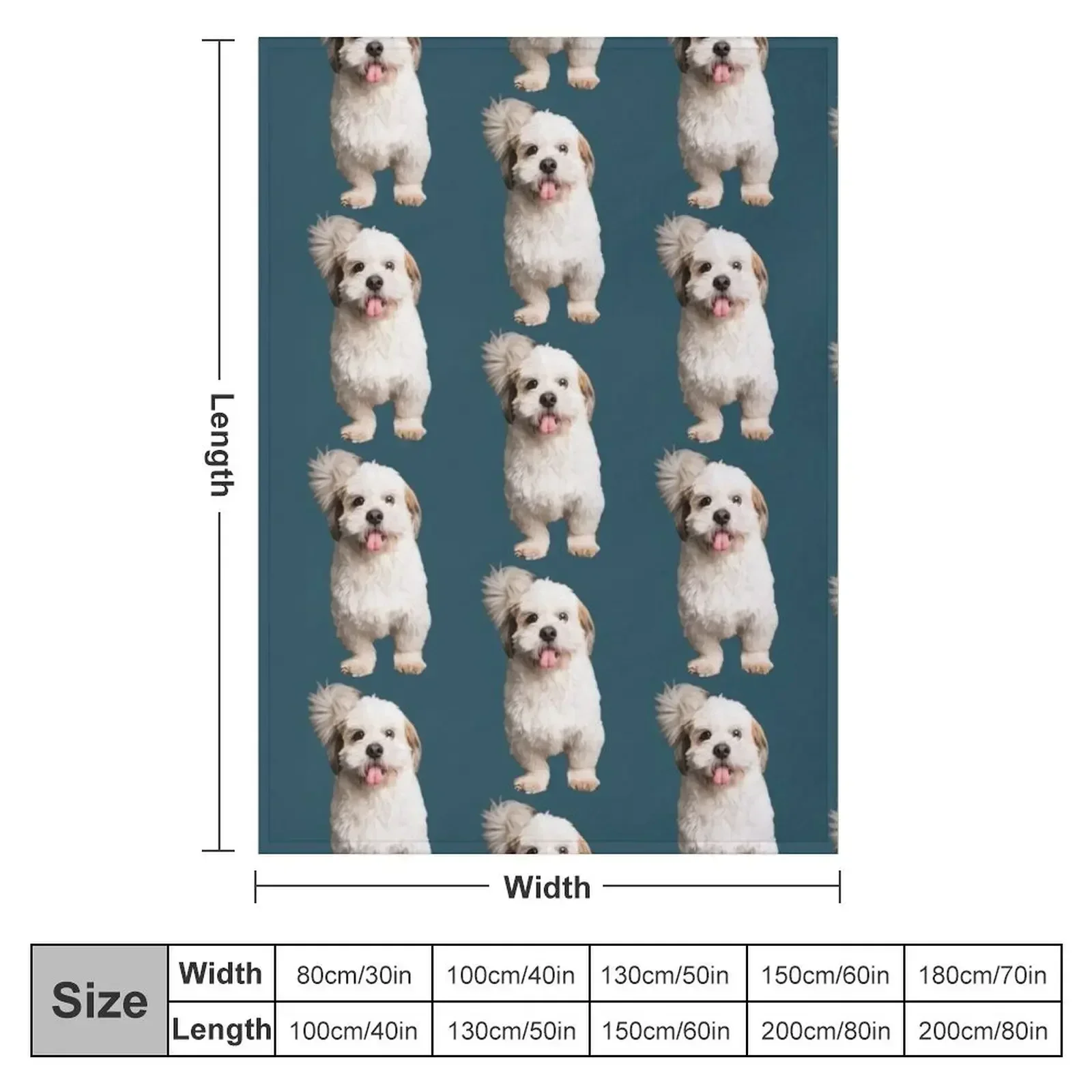 Shichon mignon, la vie est meilleure avec un Shichon, amoureux des chiens, la vie est meilleure avec Throw Blanket Soft Blankets