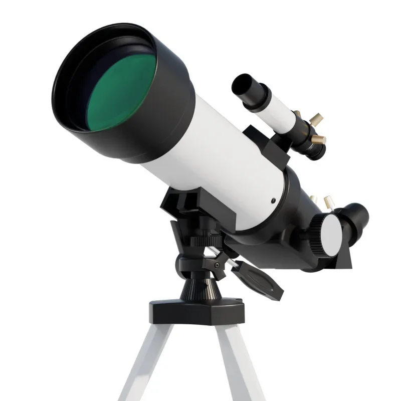 

F70400 astronomical telescope white black high definition high power stargazing lunar telescope gift