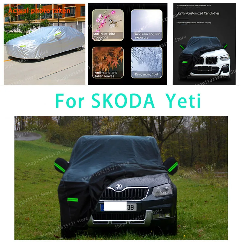 

For SKODA Yeti auto body protection, anti snow, anti peeling paint, rain, water, dust, sun protection, car clothing