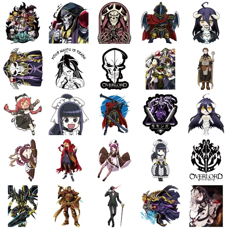 50/30/10PCS Anze Wul Gong Yarenbide Popular Anime Two-dimensional Peripheral Decoration Suitcase Refrigerator Waterproof Sticker
