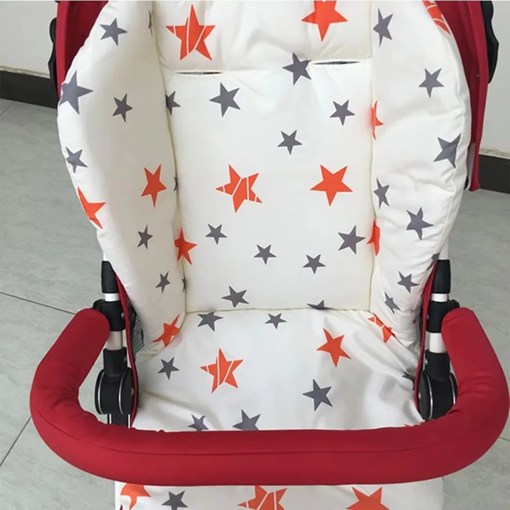 New Cartoon Print Dining Chair Cushion Soft Multifunctional Cart Mat Universal Seat Cushion Stroller Accessories
