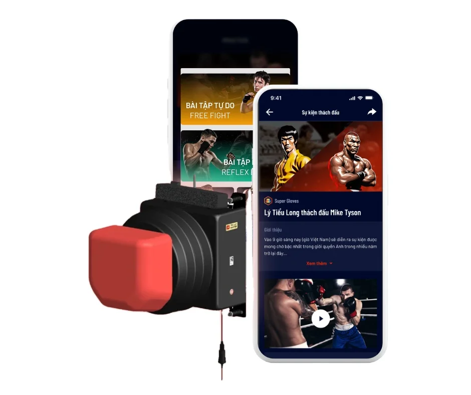 Máquina Inteligente de entrenamiento de boxeo montada en la pared, Rastreador de Fuerza de reflejo y punzón accionado por Ia con LED y música para el hogar y el gimnasio