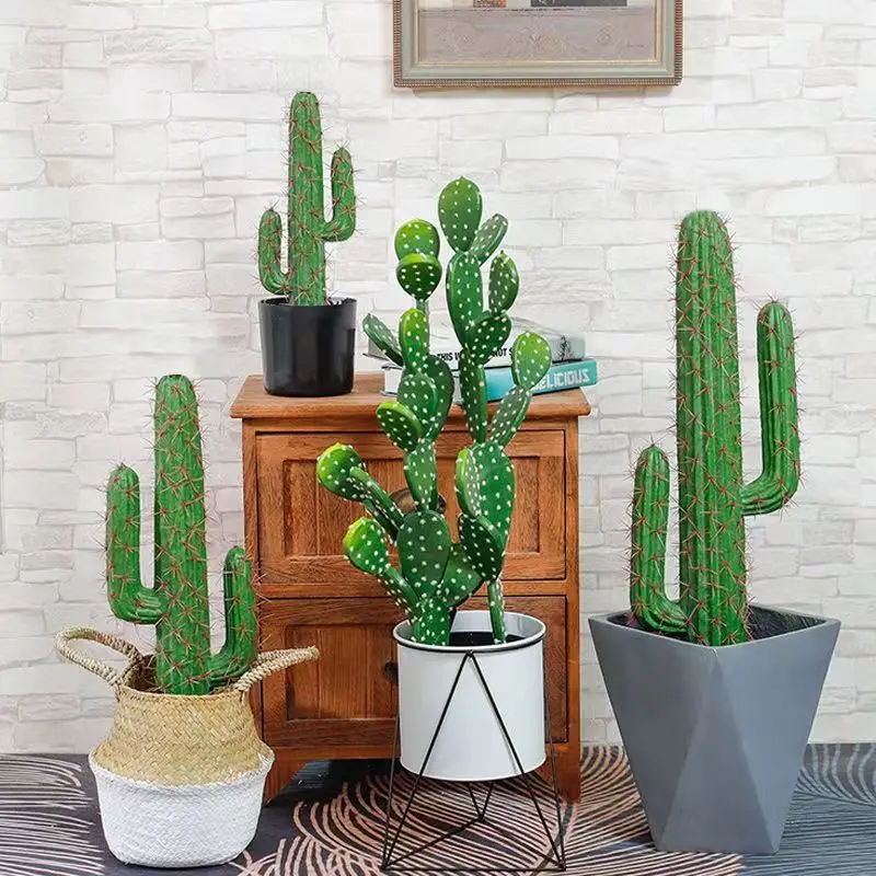 

Artificial Cactus, Artificial Green Plant, Immortal Pillar, Living Room, Office Decoration