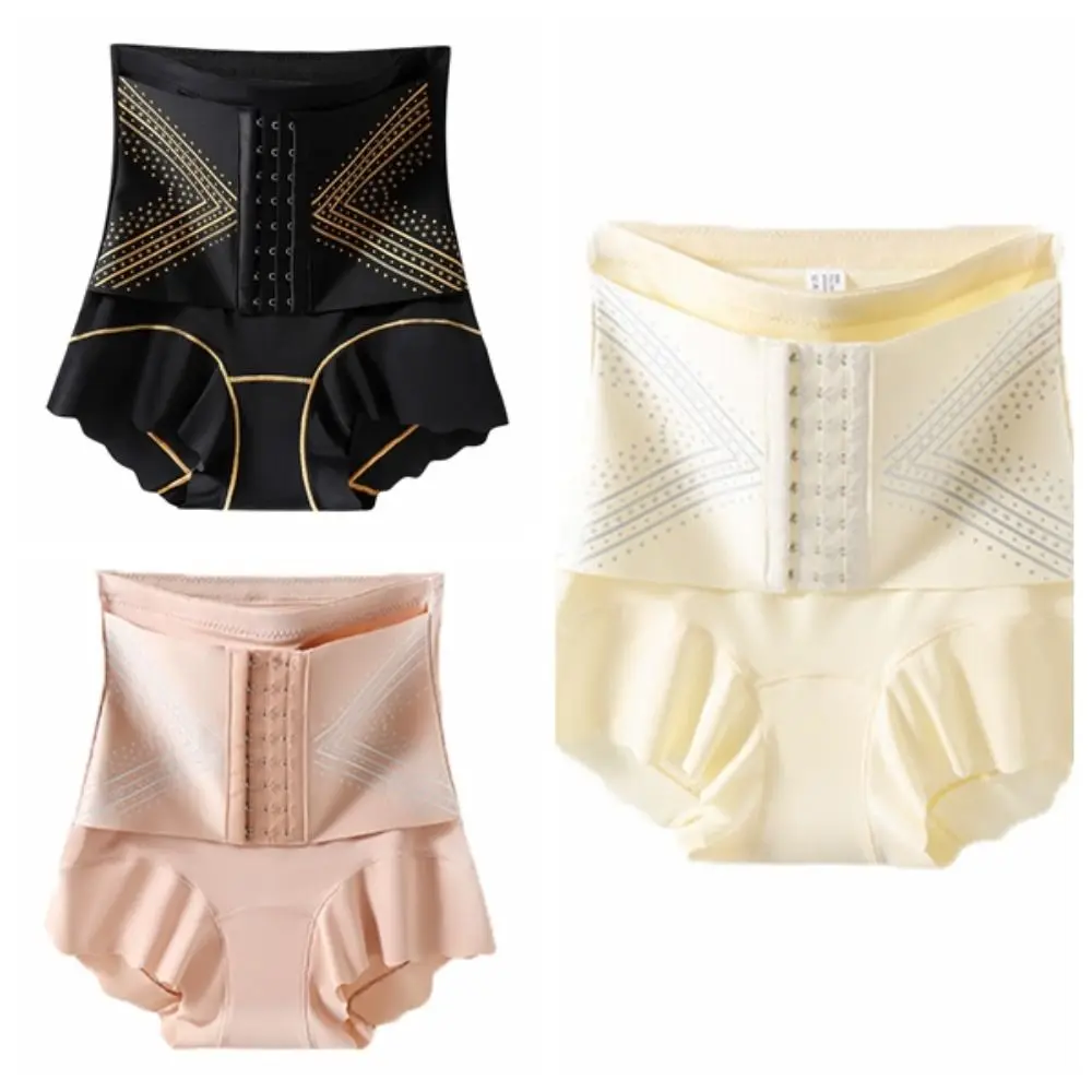 Ruffle Postpartum Body Shapers Shapewear High Waist Butt Lifter Briefs Underpants Waist Trainer Slimming Buckle Shapers Female