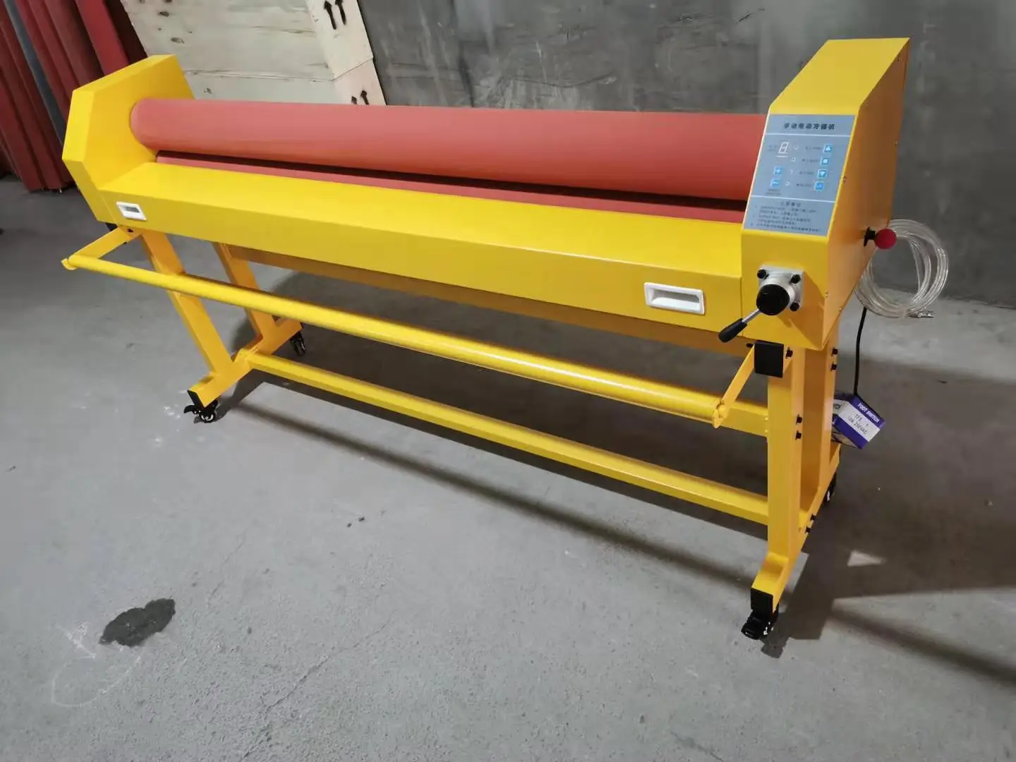 160cm manual cold roll laminating lamination machine with stand