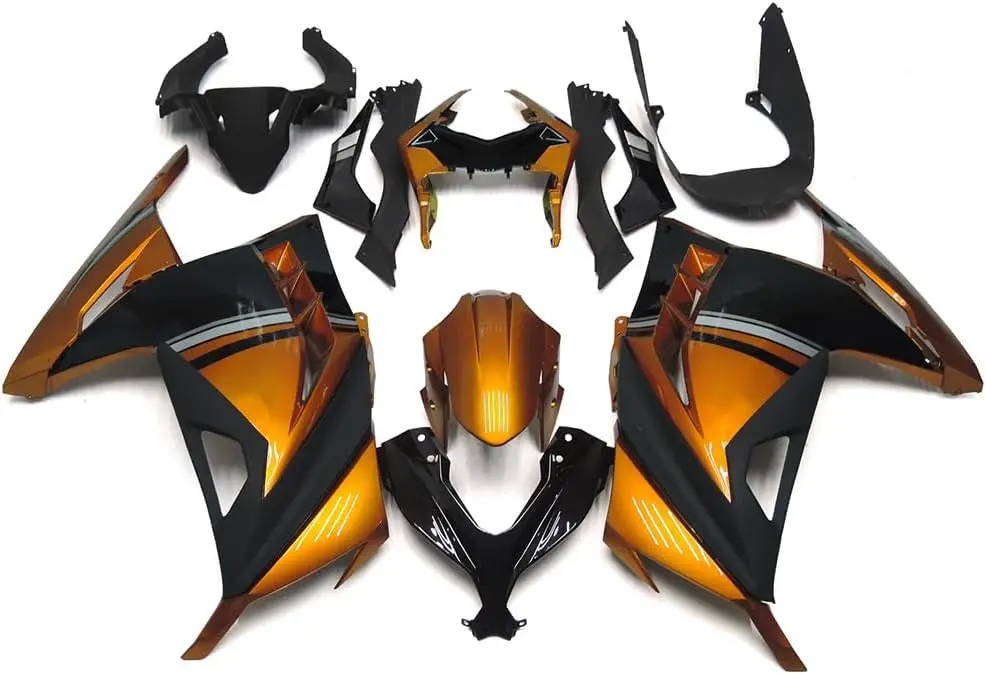 

ABS Plastic Gloss Gold Black Injection Fairing Kit Fit For Kawasaki EX300R Ninja 300 2013 2014 2015 2016 2017 Motorcycle Fairing