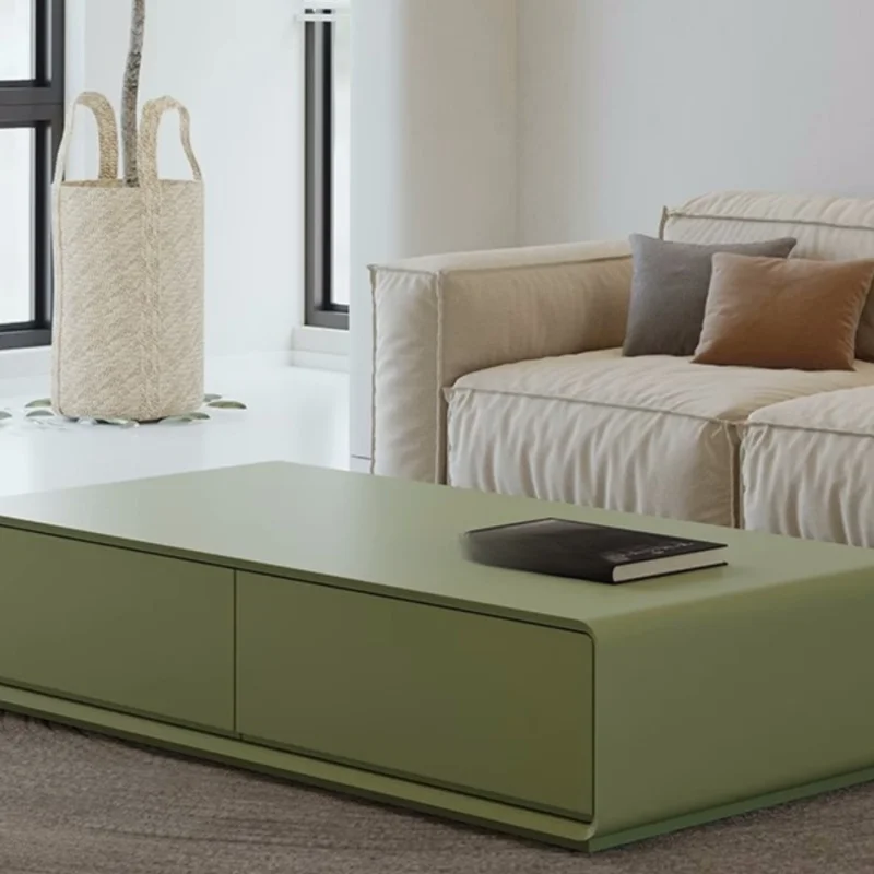 

Coffee table modern small apartment simple with TV cabinet coffee table