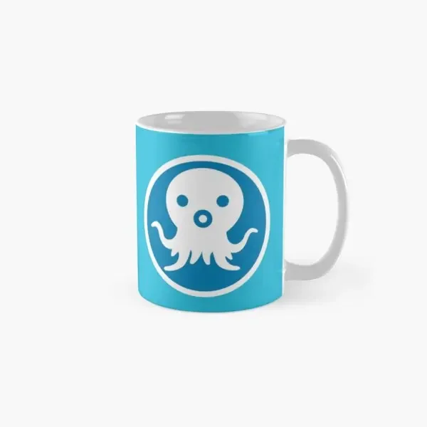 Blue Octonauts Logo High Quality Class  Mug Photo Simple Picture Tea Image Drinkware Handle Round Gifts Cup Design Coffee