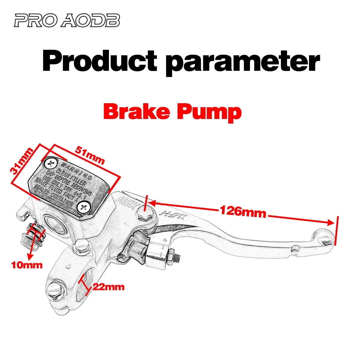 Endurance Motorcycle Hydraulic Clutch Brake Pump Master Cylinder For Husqvarna 125-501 TE FE TC FC TX FX GasGas 250 300 EC EX MC