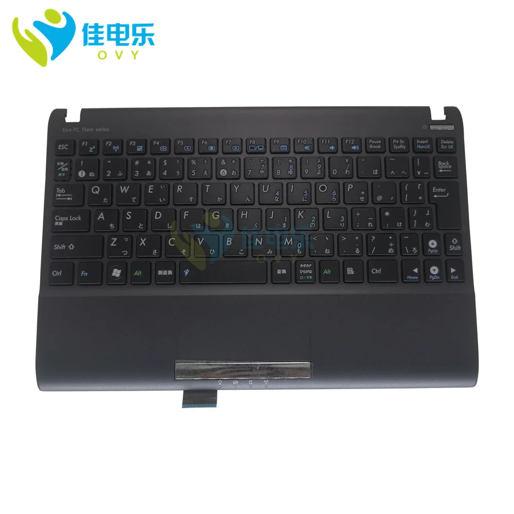 JP Japanese RU Russian US Laptop Replacement Keyboard and with C-Shell For Asus EPC Eee PC 1025 1025C 1025CE Laptop Keyboard