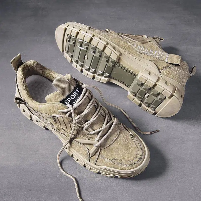 

Men's Workwear Sports oes Breathable Slip-Resistant Waterproof Spring Mountain Climbing Casual oes Trendy Youth Sle