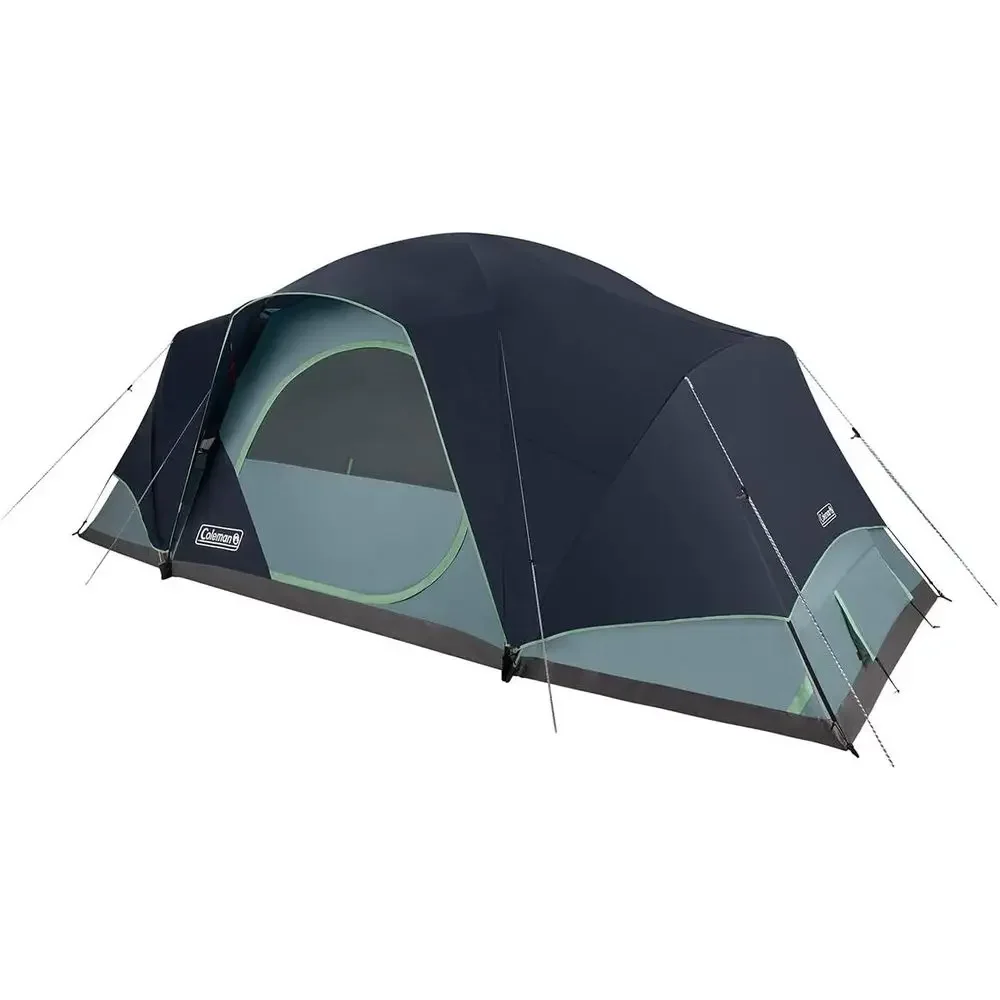 

Quick Setup XL Family Tent for 8-12 People with Rainfly and Carry Bag, Multiple Queen Airbeds, Eco-Friendly MaterialsTime-limite