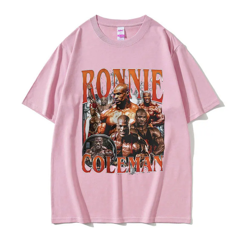 Vintage Ronnie Coleman Gym Graphic T Shirt Funny Bodybuilder