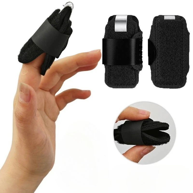 1PC Finger Toe Splint Stabilizer Adjustable Support Brace, Finger Protector Orthosis for Injury Recovery Daily Protection