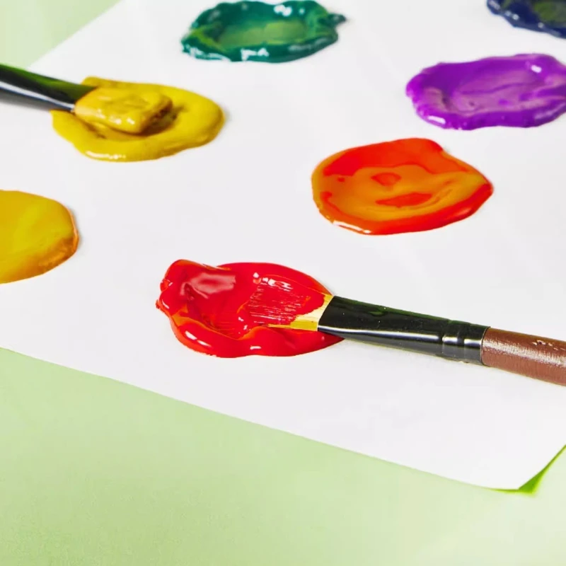 24 لون طلاء الغواش 5 مللي/أنبوب أصباغ مصبوغة للغاية غنية حية للورق المقوى قماش لتقوم بها بنفسك الحرفية الكبار الفنانين الطلاب