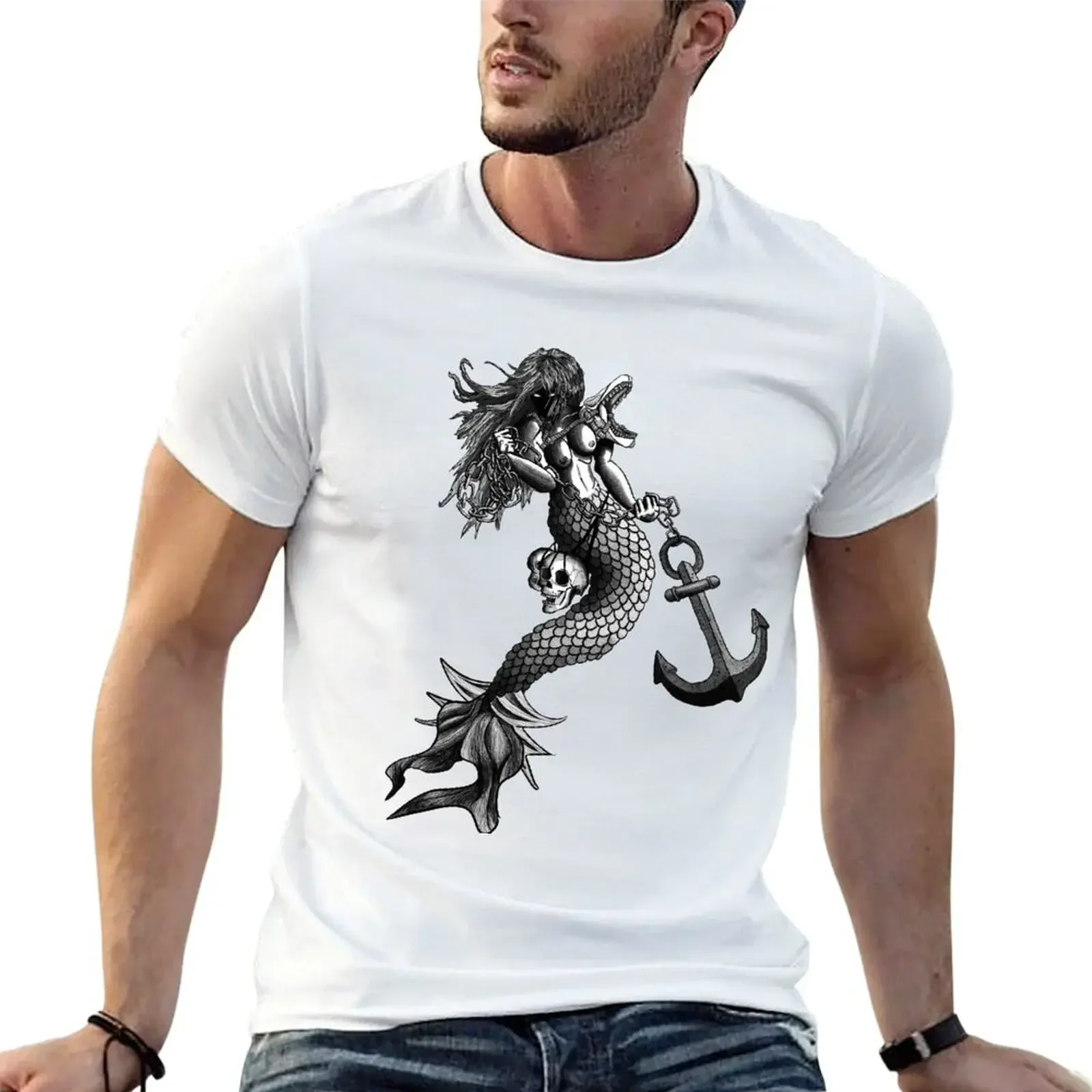 Savages of the Salvage— The Bustuarius T-Shirt korean fashion plus sizes shirts men graphic