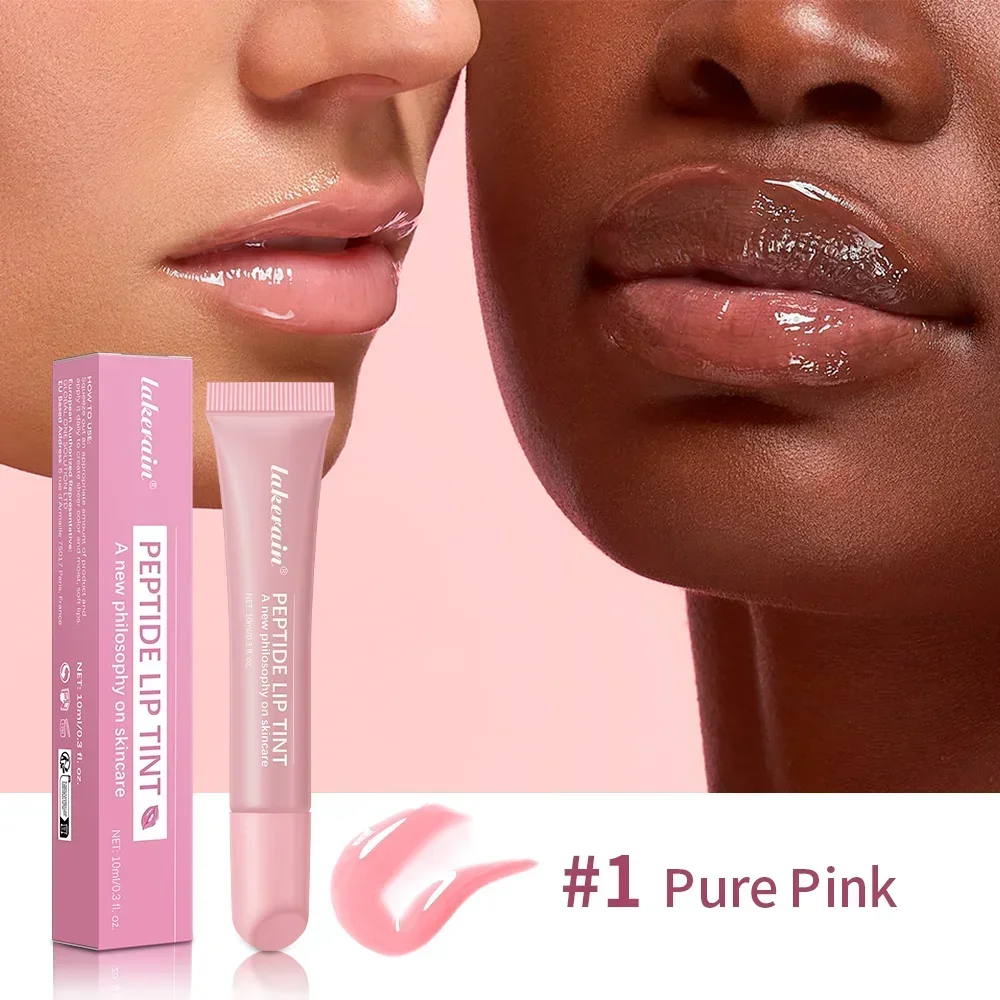 Bálsamo labial funda de teléfono brillo lápiz labial hidratante de larga duración Color transparente esmalte de labios cosméticos 4 colores cuidado de los labios