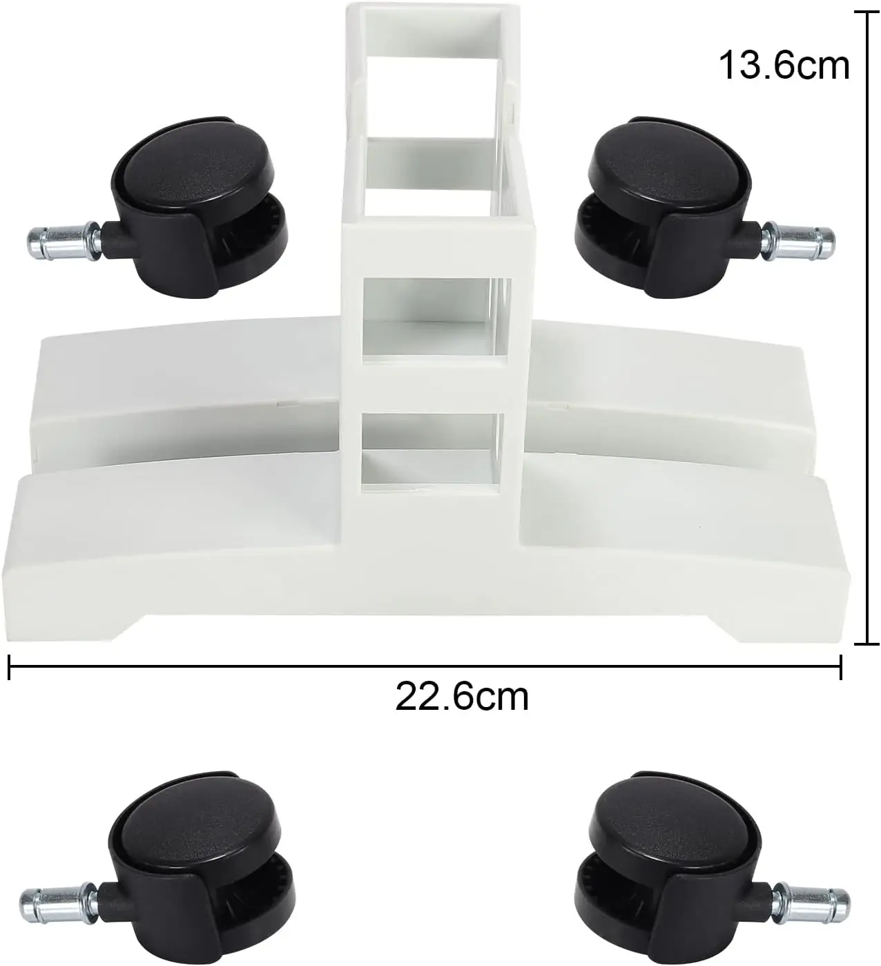 Base de calentador eléctrico de Metal, placa infrarroja Universal, soporte de pies con ruedas, fácil de instalar sistema de calefacción, 2 piezas