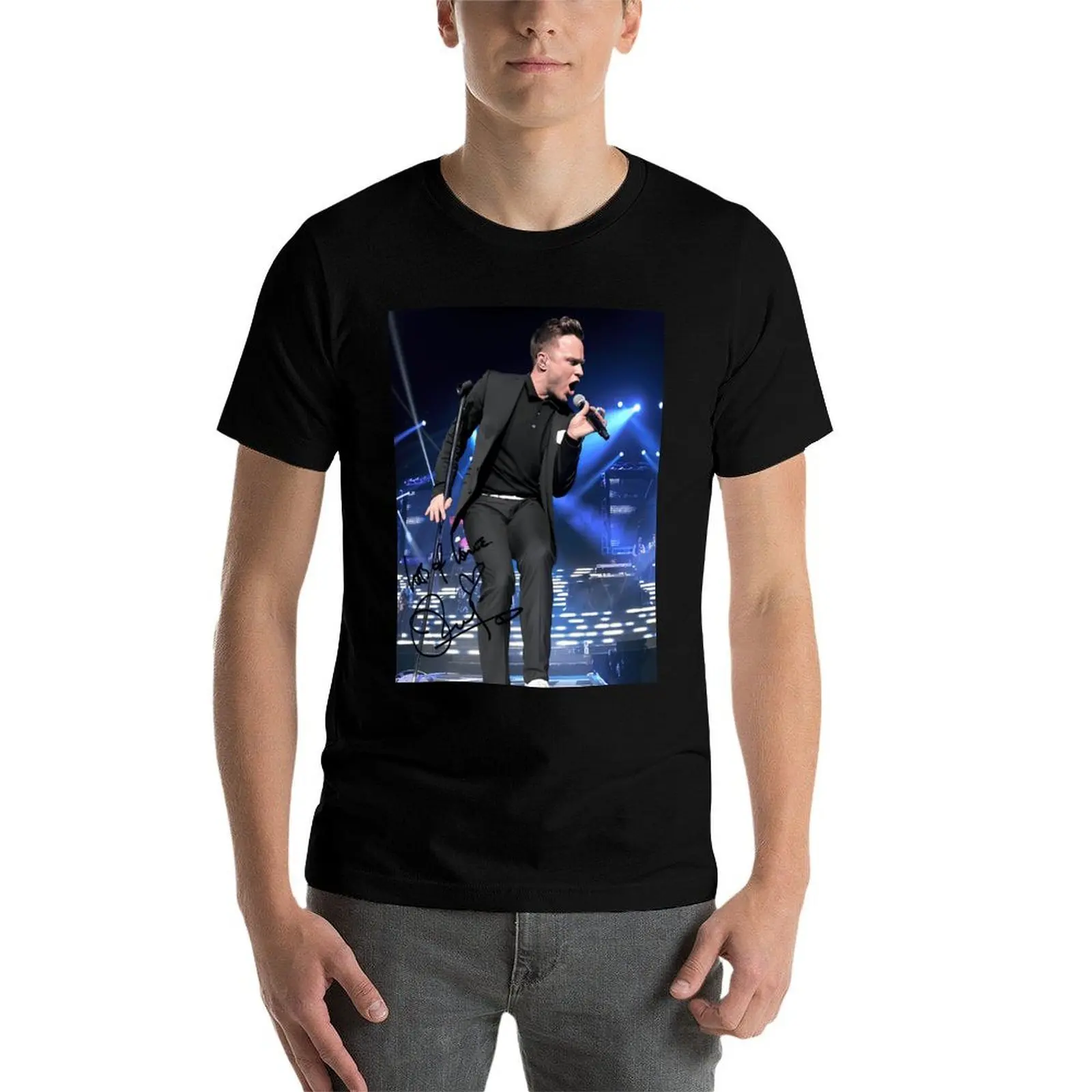 

Футболка Olly Murs Art, дизайнерские футболки, футболка из 100% хлопка