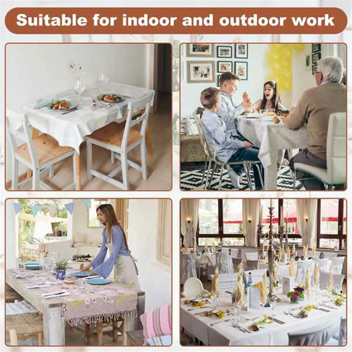 2026 NEW 12 Pieces Transparent Tablecloth Clips, Table Cloth Clips,Windproof Table Cover Holder Clamps.Table Cloth Holder A