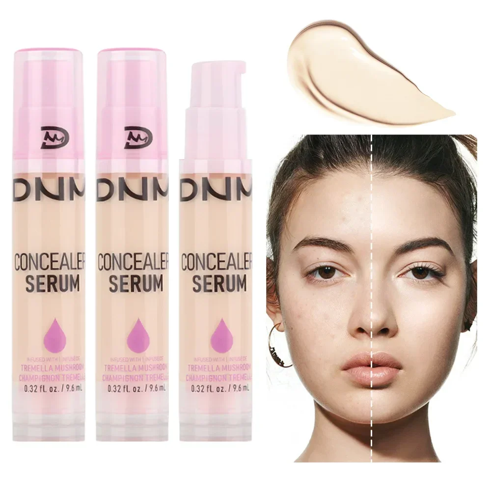 Concealer Foundation Waterdicht Transpiratie Oliecontrole Blijvende vloeibare concealer Licht gladde make-up Whitening Cream Cosmetica