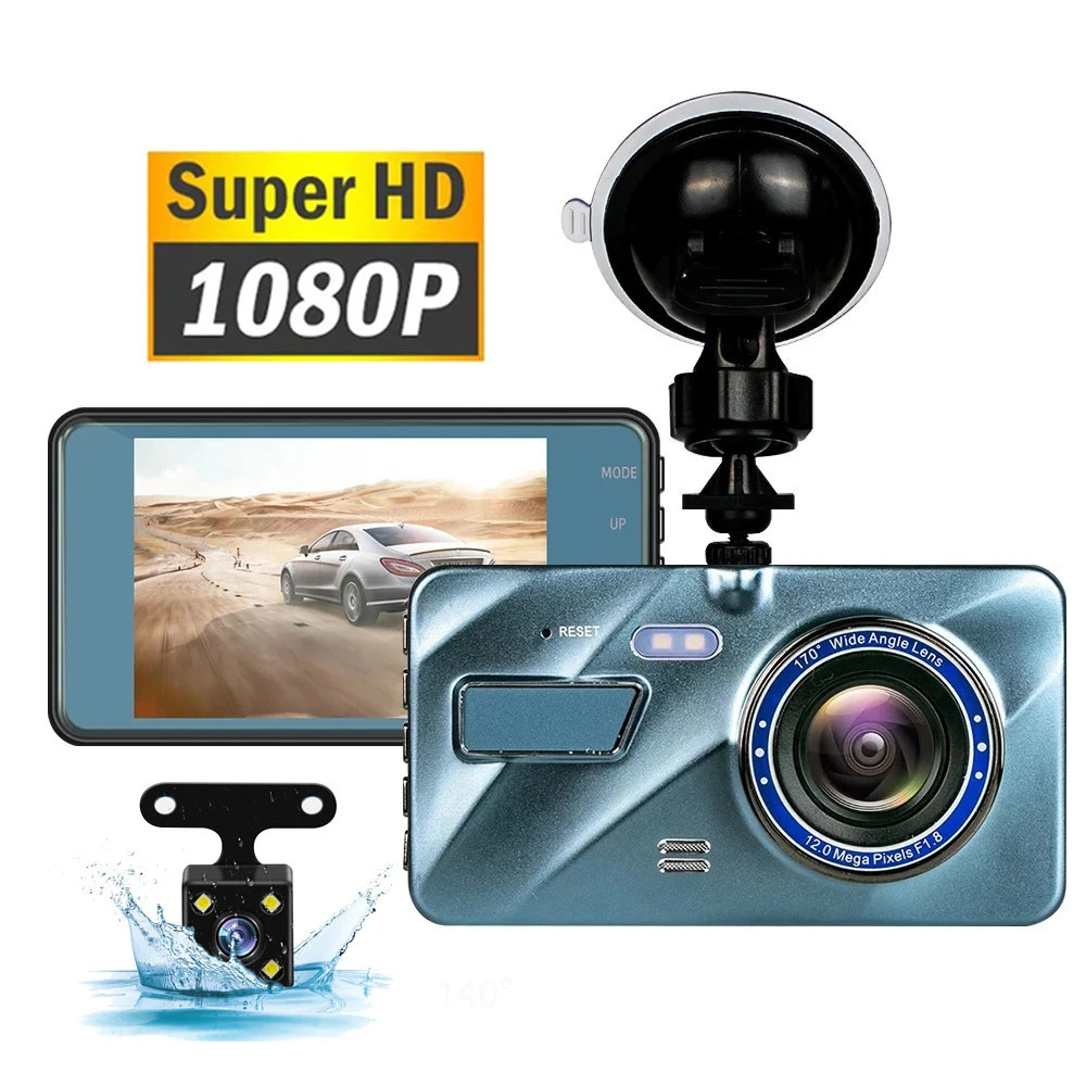 Dash Cam Car DVR Full HD 1080P Rear View Camera Video Recorder Black Box Dashcam Night Vision Parking Monitor Multi-language