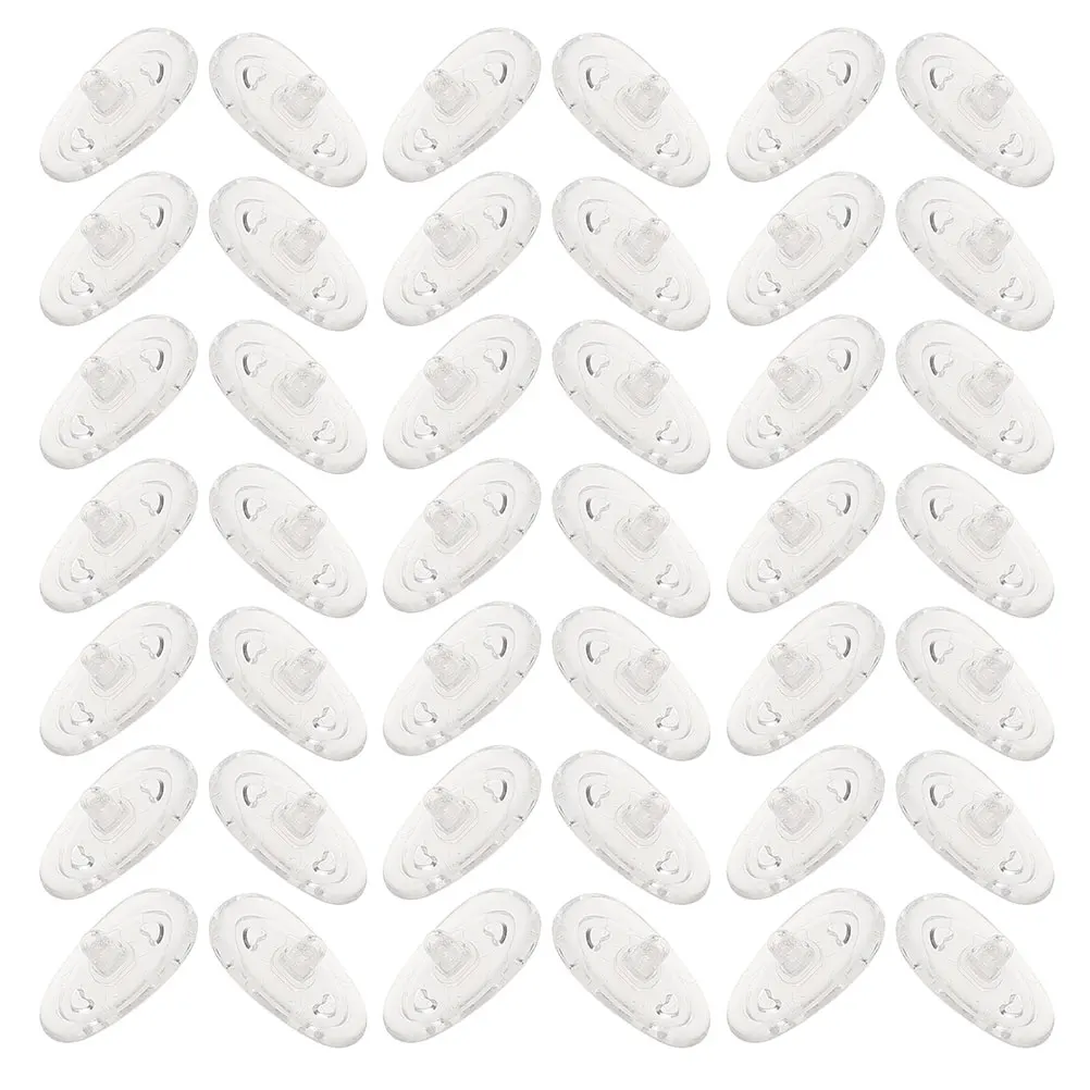 

30 Pairs Nose Pads U Shape Replaceable Glasses Pads for Eye Eyeglass Accessory Bridge Eyeglass Accessory