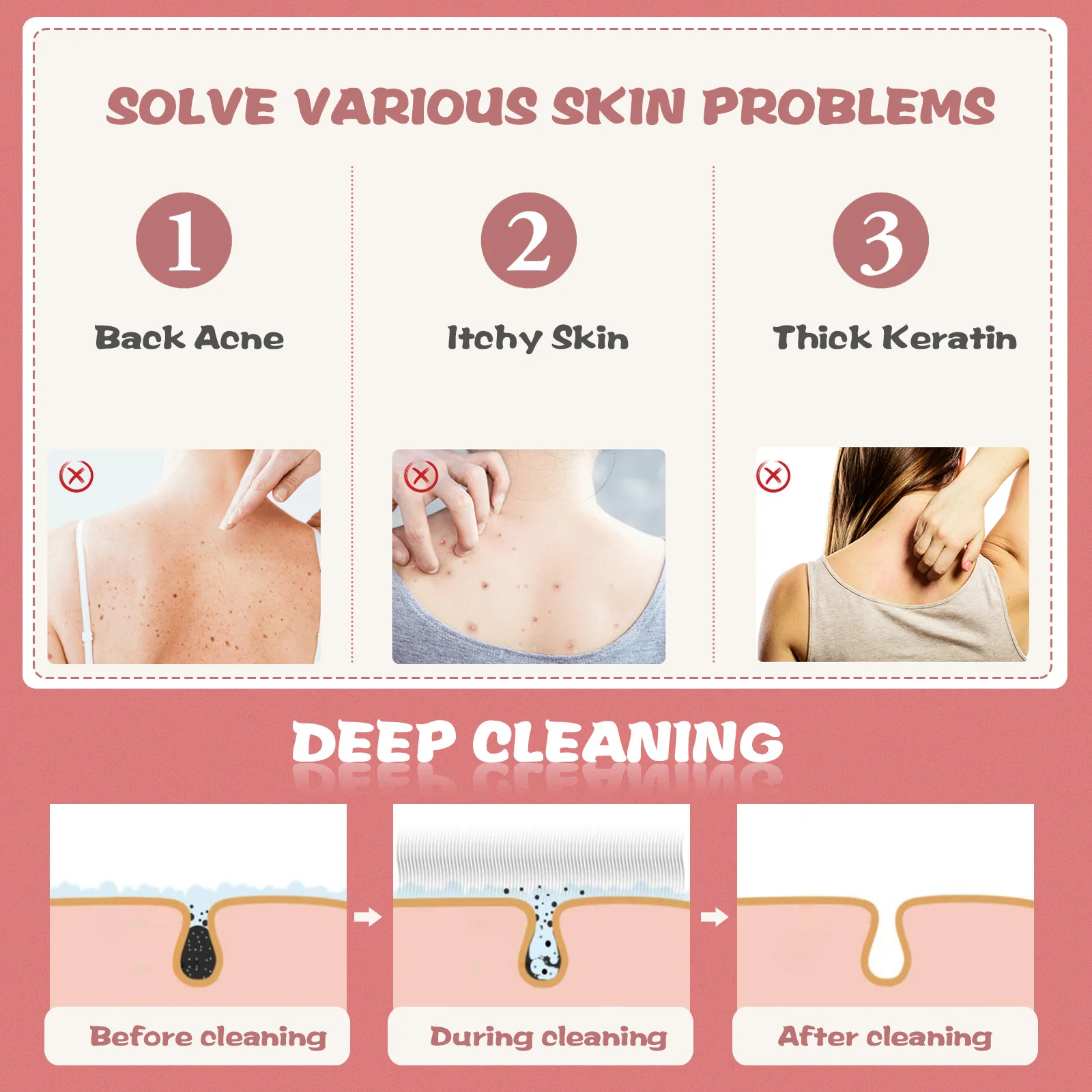 

3pcs Cartoon Bath Scrubbers Animal Shower Mitts For Exfoliating Body Skin Oil Dead Cells Clean Daily Use Bath Scrubber Shower