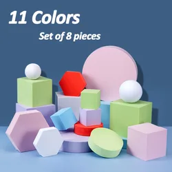 Foam Cube Photography Backdrops Props 10Colors Waterproof Photo Background Decoration Still Life Photographic Studio Accessories