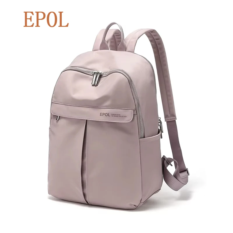 EPOL Women's Backpack 2026 Trend Fashion Large Capacity Elegant Backpack for Commuter Daily Casual Travel Backpacks 6098-01