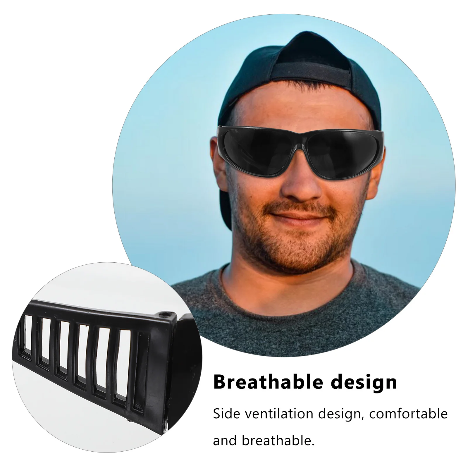 6 قطعة نظارات لحام حامي نظارات السلامة واضح مكافحة الضباب Uv واقية نظارات العين للغاز الصلب قطع لحام العمل