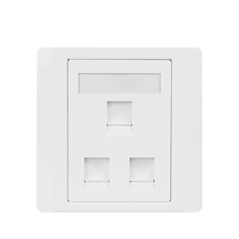 OMAY 86Type Computer Socket Panel Network Module RJ45 Cable CAT5E CAT6/6A/7/8 Interface Outlet Wall Switch Mount Panel Wallplate