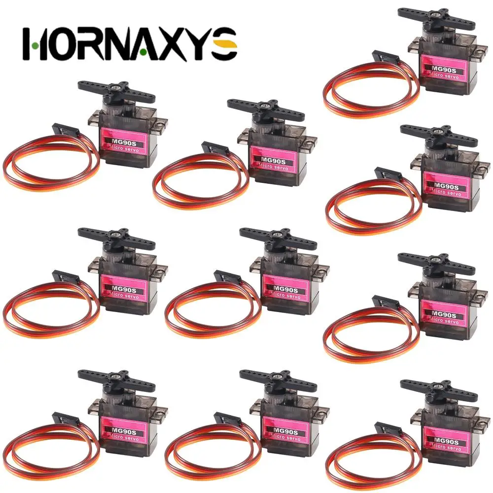 5/10PCS MG90S Servo 9G Micro Servo Motor  Micro Servo Motor 9G Smart Robot Car Helicopter Plane Boat for Arduino