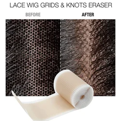 150CM Wig Adhesive Tape Lace Wig Grids Silicone Lace Tape Breathable Wig Knots Healer Hair Tape Non-Slip Silicone Lace Wig Tape