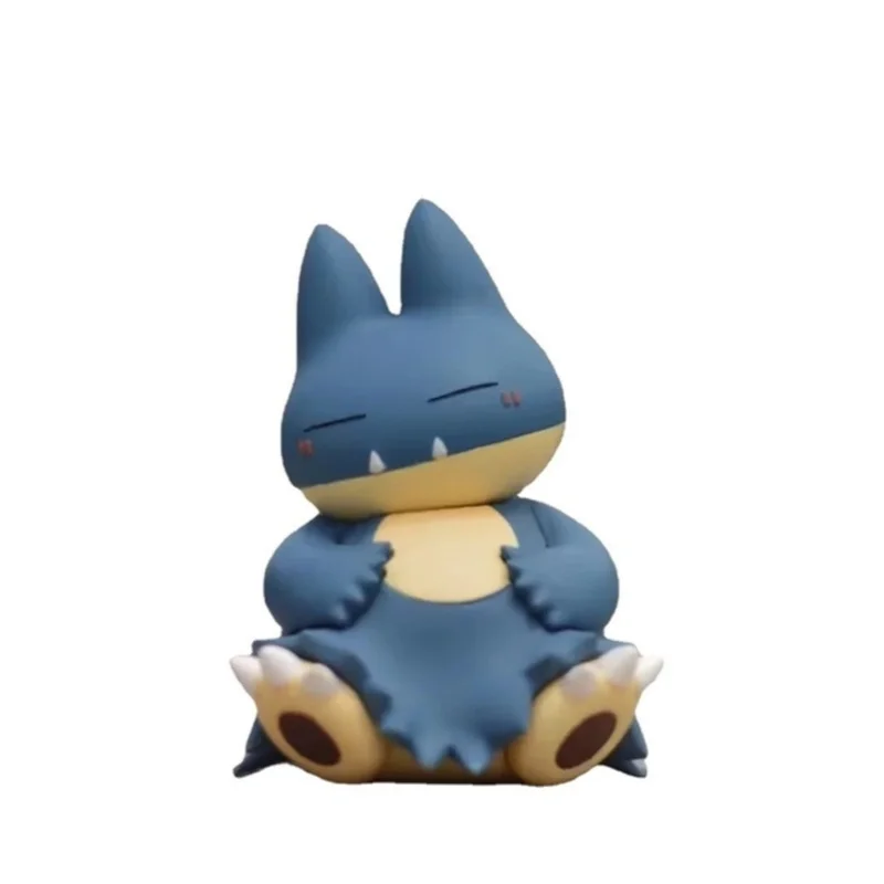 Kawaii anime pokémon snorlax psyduck akce cifra roztomilá modelka auto ornamenty dárky domácí přenosné ornamenty dekorace hraček dárky