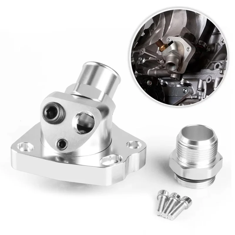 AEE5-Car Swivel Neck Thermostat Modification Engine Cooling Thermostat Housing For Honda Accord K Series Radiator Hose K Swap