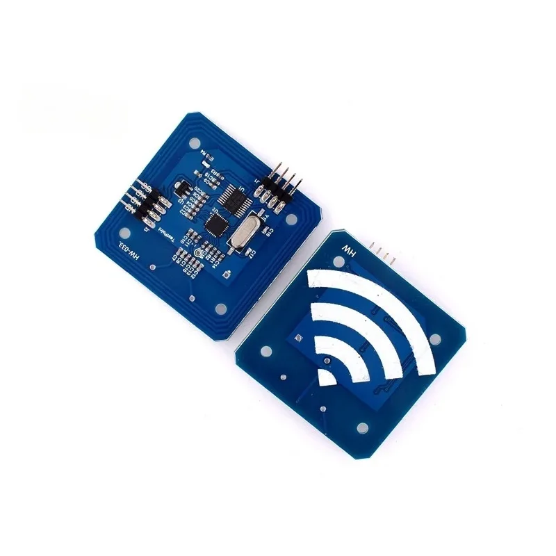 وحدة قارئ RFID RC522 قارئ المنفذ التسلسلي 13.56 ميجا هرتز Ic بطاقة RF تطوير وحدة