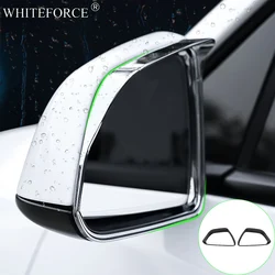For Tesla Model Y/3 2021-2023 Side Rear View Mirror Rain Eyebrow Visor Rear View Side Glass Mirror Trim Rain Shield Sun Visor